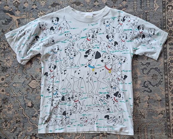 Disney Other - Disney 101 Dalmatians Vintage Single Stitch Front / Back Graphic Kids One Size
